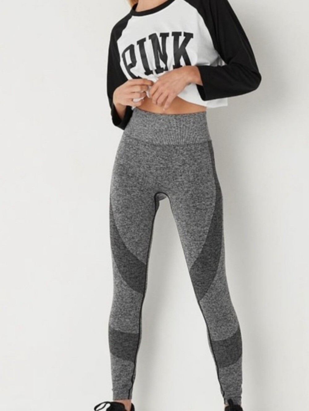 Victoria's Secret PINK Active Women's Gray Leggings Size XS